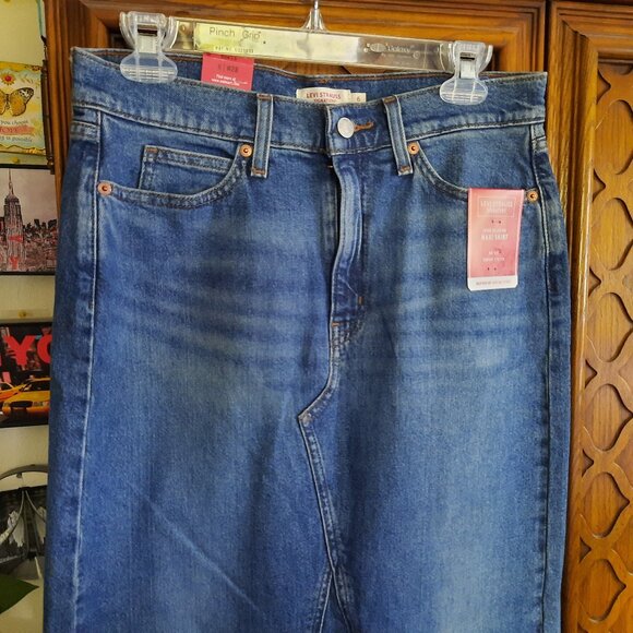 Levi Strauss Signature Women's Maxi Denim Skirt - Size 6/W28, NWT! - Picture 4 of 16